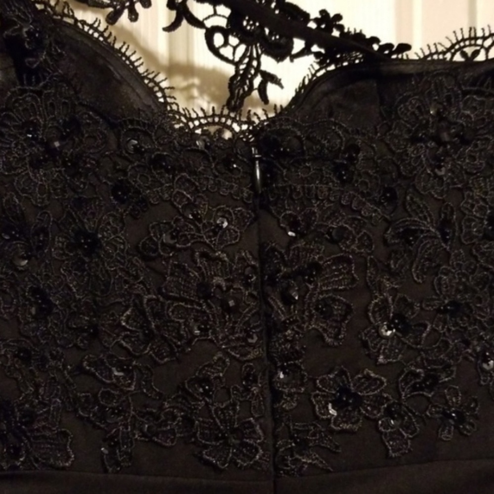 Black Formal Mermaid Dress (Prom) - Picture 6 of 6